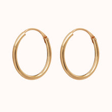 Load image into Gallery viewer, Small Gold Hoop Earrings