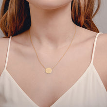 Load image into Gallery viewer, Gold Disc Necklace