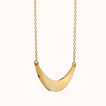 Load image into Gallery viewer, Gold Crescent Necklace