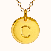 Load image into Gallery viewer, C Initial Necklace