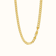 Load image into Gallery viewer, Chunky Gold Flat Chain Necklace