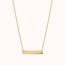 Load image into Gallery viewer, Gold Horizontal Bar Necklace