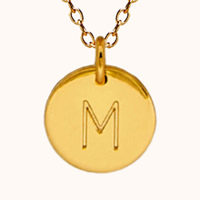 Load image into Gallery viewer, M Initial Necklace