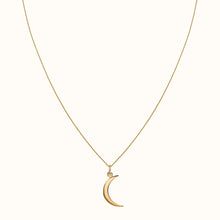 Load image into Gallery viewer, Gold Moon Necklace