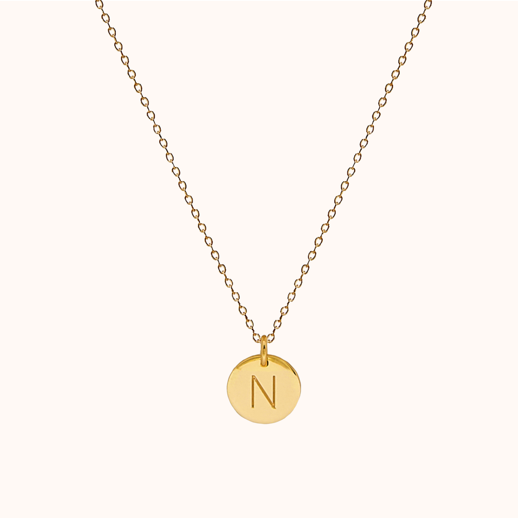 N Initial Necklace