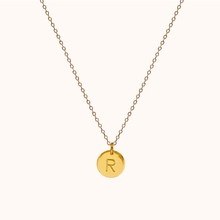 Load image into Gallery viewer, R Initial Necklace