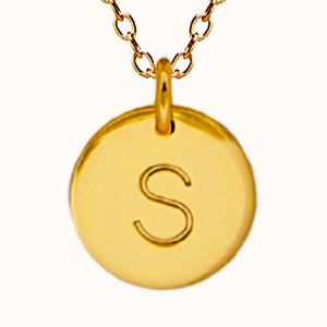S Initial Necklace