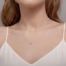 Load image into Gallery viewer, Silver Triangle Necklace