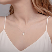 Load image into Gallery viewer, Silver Star Necklace