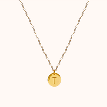 Load image into Gallery viewer, T Initial Necklace