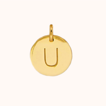 Load image into Gallery viewer, U Initial Necklace