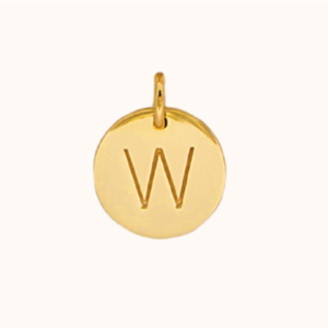 W Initial Necklace