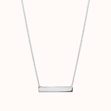 Load image into Gallery viewer, Silver Horizontal Bar Necklace